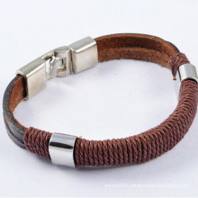 Handmade Woven Make Men Leather Bracelet Colorfu Bungee Cord Bracelet